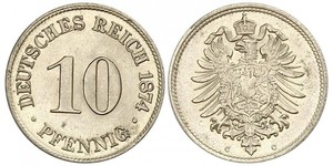 10 Pfennig Allemagne Cuivre/Nickel 