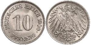 10 Pfennig Allemagne Cuivre/Nickel 