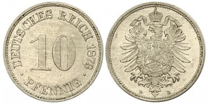 10 Pfennig Allemagne Cuivre/Nickel 