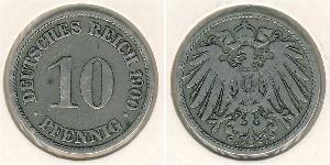 10 Pfennig Allemagne Cuivre/Nickel 