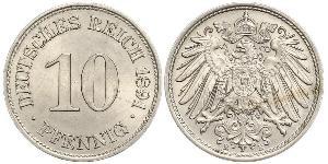 10 Pfennig Allemagne Cuivre/Nickel 