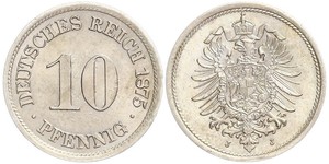 10 Pfennig Allemagne Cuivre/Nickel 