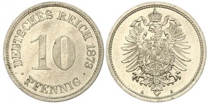 10 Pfennig Allemagne Cuivre/Nickel 