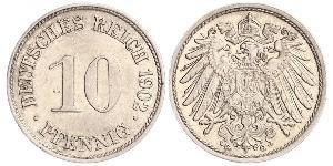 10 Pfennig Allemagne Cuivre/Nickel 