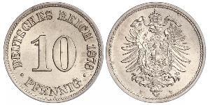10 Pfennig Allemagne Cuivre/Nickel 