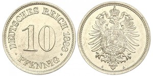10 Pfennig Allemagne Cuivre/Nickel 