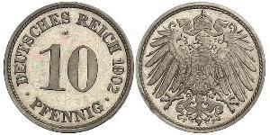 10 Pfennig Allemagne Cuivre/Nickel 