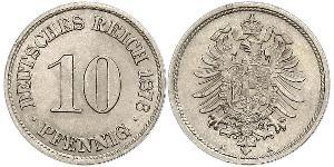 10 Pfennig Allemagne Cuivre/Nickel 