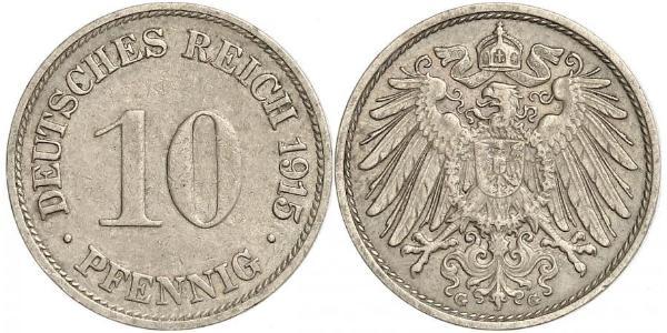 10 Pfennig Allemagne Cuivre/Nickel 