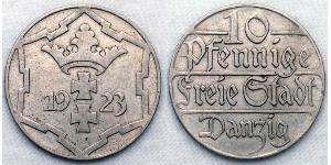 10 Pfennig Gdansk (1920-1939) Cuivre/Nickel 