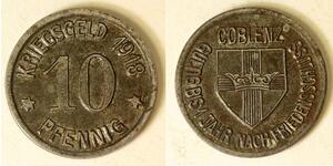 10 Pfennig Alemania Iron 
