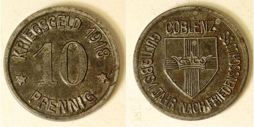 10 Pfennig Alemania Iron 