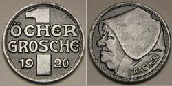 10 Pfennig Repubblica di Weimar (1918-1933) Iron 