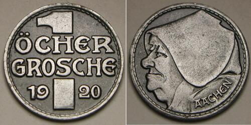 10 Pfennig Weimar Republic (1918-1933) Iron 