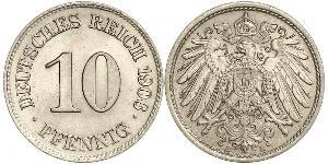 10 Pfennig Deutschland Kupfer/Nickel 