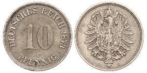 10 Pfennig Deutschland Kupfer/Nickel 