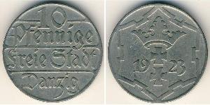 10 Pfennig Gdansk (1920-1939) Kupfer/Nickel 