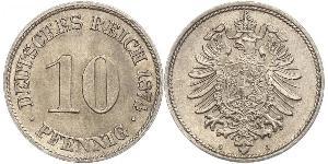 10 Pfennig Alemania Níquel/Cobre 