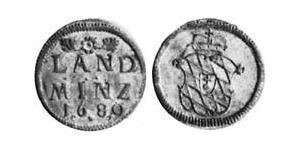 10 Pfennig Electorate of Bavaria (1623 - 1806) Plata 