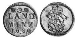 10 Pfennig Kurfürstentum Bayern (1623 - 1806) Silber 