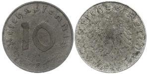 10 Pfennig Alemania nazi (1933-1945) Zinc 