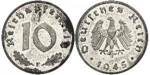 10 Pfennig Alemania nazi (1933-1945) Zinc 