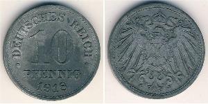 10 Pfennig 德国 Zinc 