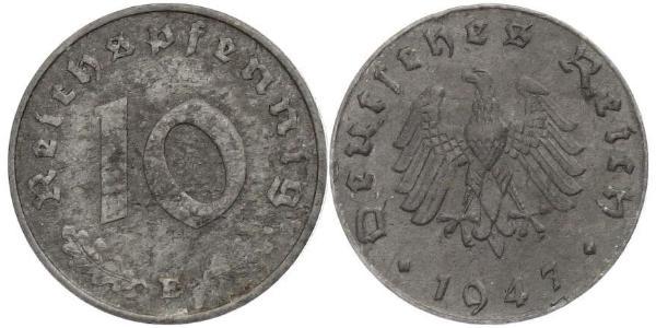 10 Pfennig Deutsches Reich (1933-1945) Zink 