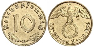 10 Pfennig Alemania nazi (1933-1945)  