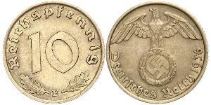 10 Pfennig Alemania nazi (1933-1945)  