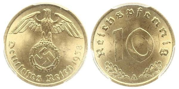 10 Pfennig Alemania nazi (1933-1945)  