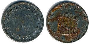 10 Pfennig Lippe (1123 - 1918)  