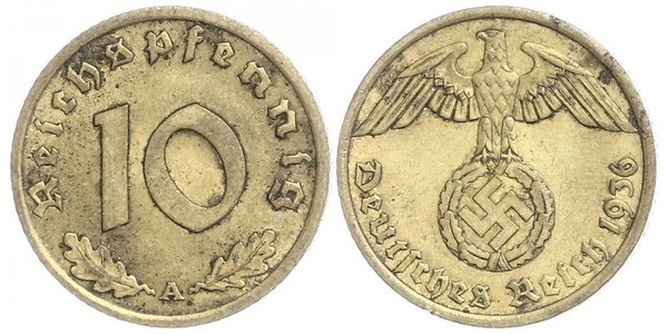 10 Pfennig Nazi Germany (1933-1945)  