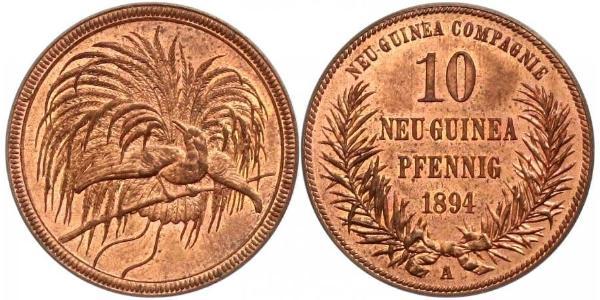 10 Pfennig New Guinea  