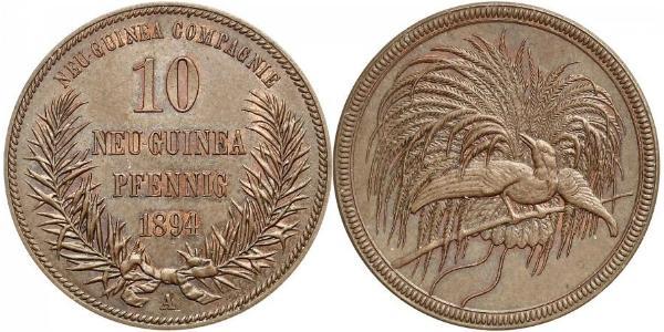10 Pfennig New Guinea  