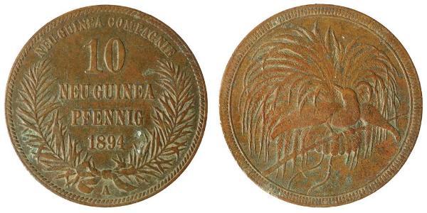10 Pfennig New Guinea  
