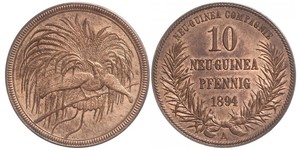 10 Pfennig Nouvelle-Guinée  