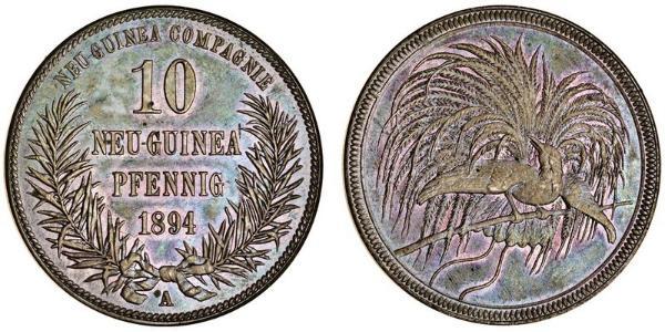 10 Pfennig Nueva Guinea  
