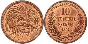 10 Pfennig Nuova Guinea  