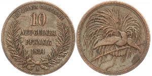 10 Pfennig Nuova Guinea  