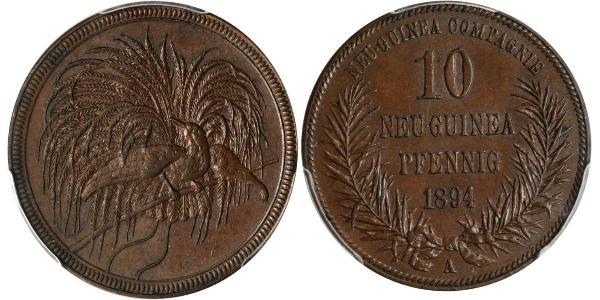 10 Pfennig Nuova Guinea  