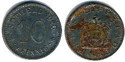 10 Pfennig Principado de Lippe (1123 - 1918)  