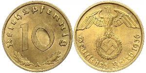 10 Pfennig Troisième Reich (1933-1945)  