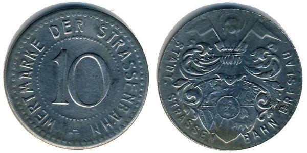 10 Pfennig 德国  