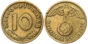 10 Pfennig 納粹德國 (1933 - 1945)  