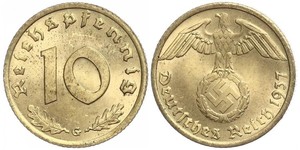 10 Pfennig 納粹德國 (1933 - 1945)  