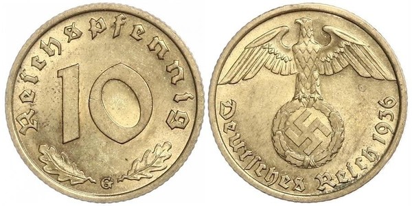 10 Pfennig 納粹德國 (1933 - 1945)  
