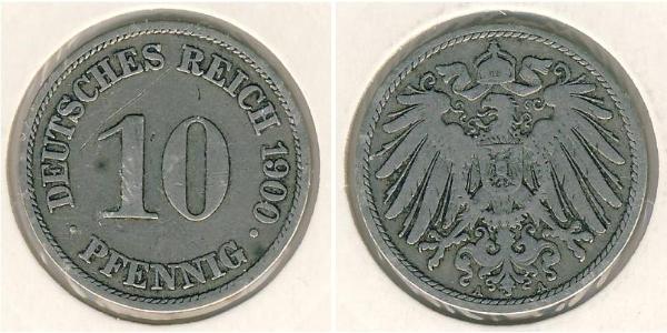 10 Pfennig 德国 銅/镍 