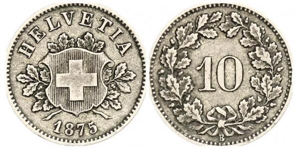 10 Rappen Suisse Argent 