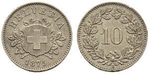 10 Rappen Schweiz Silber 